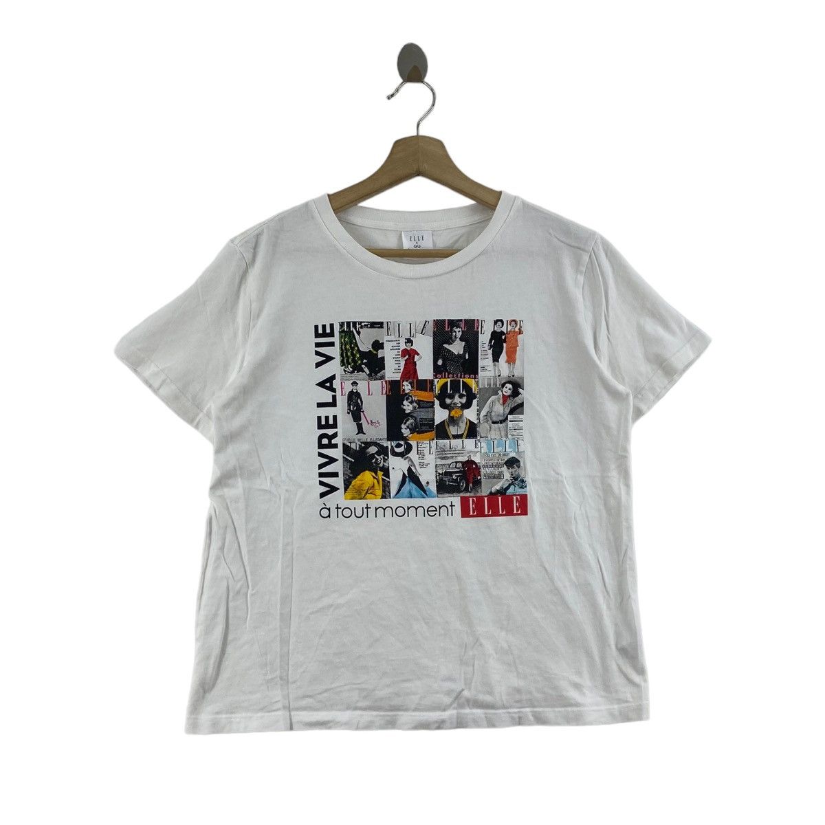 GU × Japanese Brand ELLE x GU Japanese Brand Special Collab Vivre La Vie Size L / US 10 / IT 46 - 1 Thumbnail