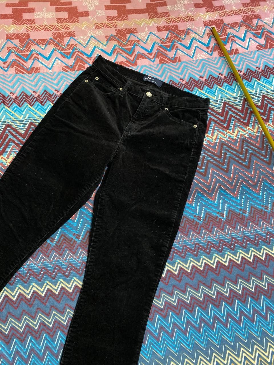 Gap × Vintage Gap Modern Legging Velvet Pant Green Size 36" / US 14 / IT 50 - 20 Thumbnail