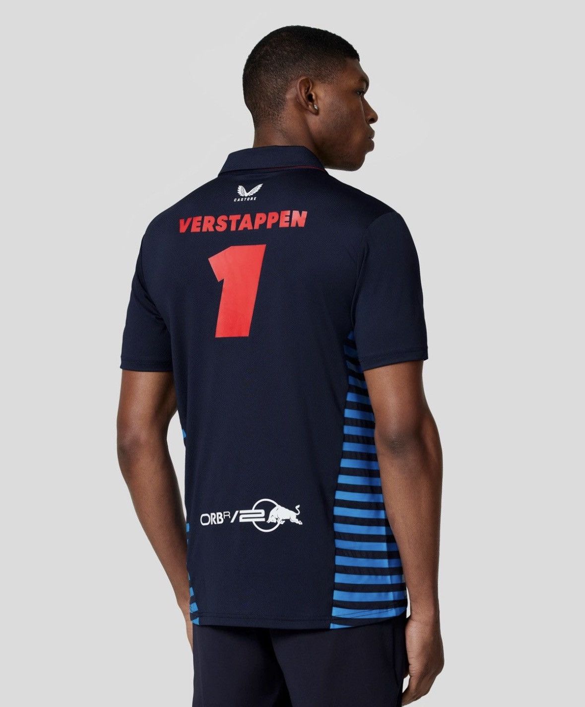 Formula 1 Max Verstappen Polo Tee Red Bull Castore Oracle racing F1 Size US L / EU 52-54 / 3 - 3 Thumbnail