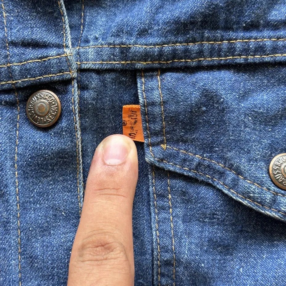 Levi's Vintage Levi's Orange Tab Western Denim Button Shirt Size XS Size US XS / EU 42 / 0 - 3 Thumbnail