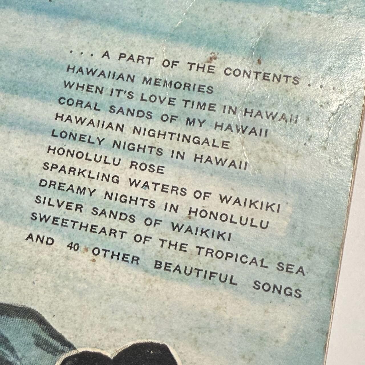 Designer 50 Tip Top Album of Popular Hawaiian Songs RARE 1936 PRINT Size ONE SIZE - 3 Thumbnail