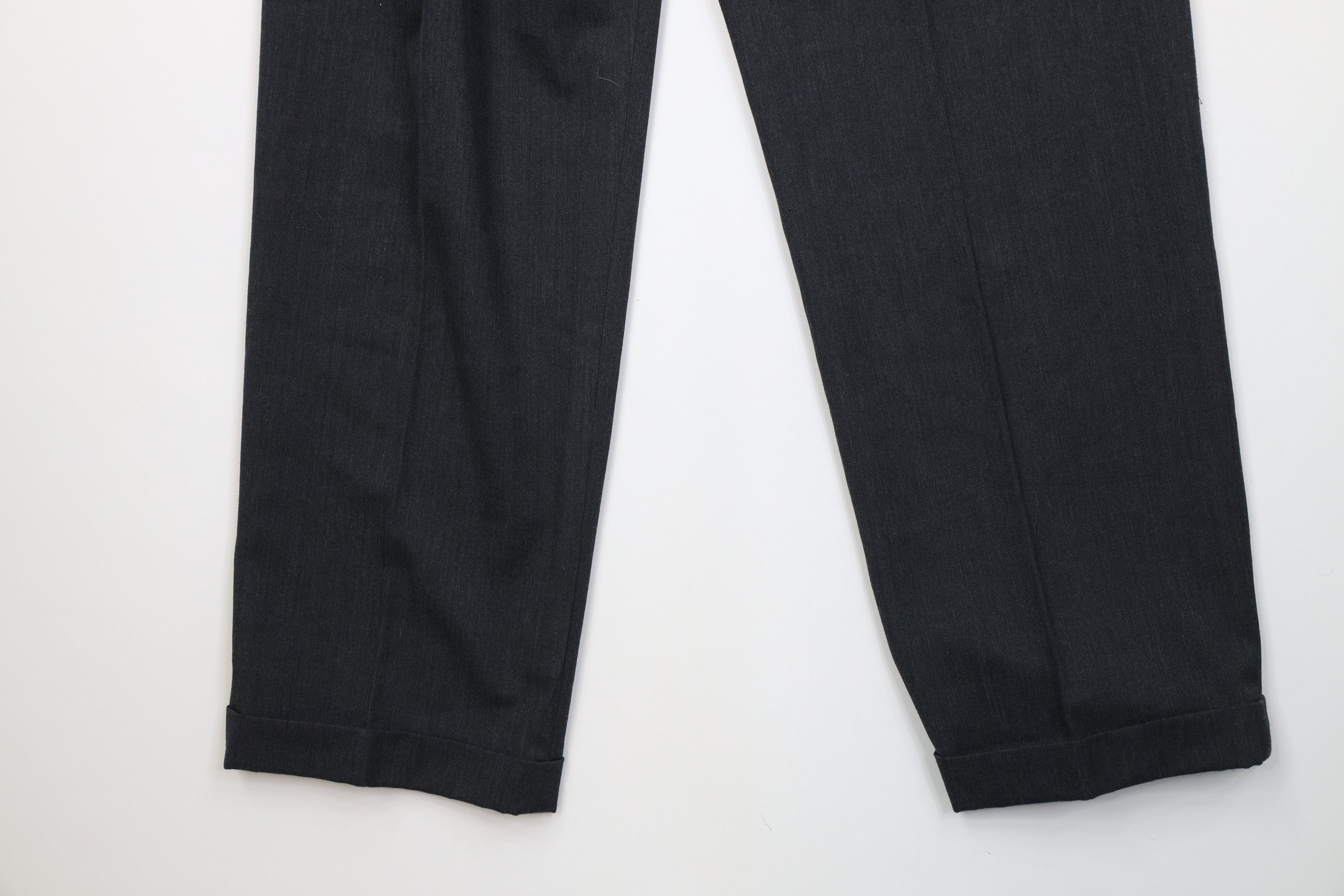 Vintage Vintage 90s Streetwear Blend Knit Wide Leg Chino Pants Gray Size US 30 / EU 46 - 12 Thumbnail