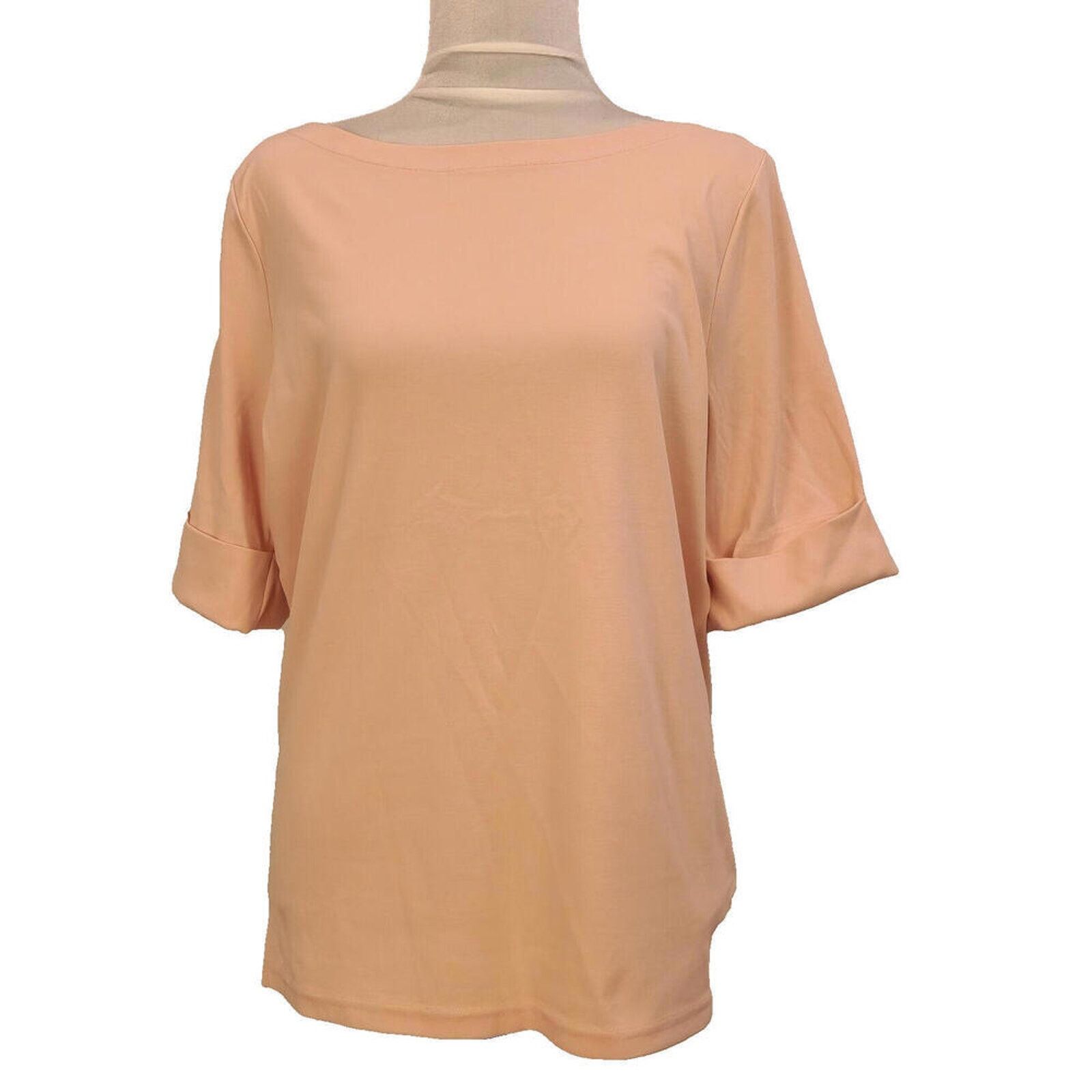 Lauren Ralph Lauren Lauren Ralph Lauren Size XL Pink Short Sleeve Blouse Size XL / US 12-14 / IT 48-50 - 1 Thumbnail