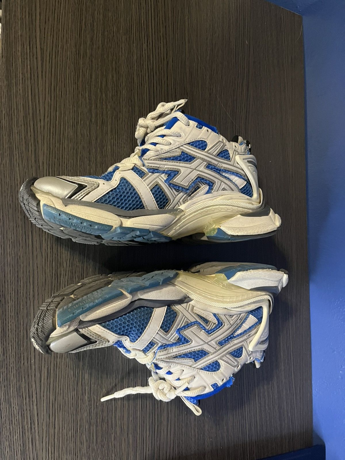 Balenciaga Balenciaga Runners Blue Size US 9 / EU 42 - 3 Thumbnail