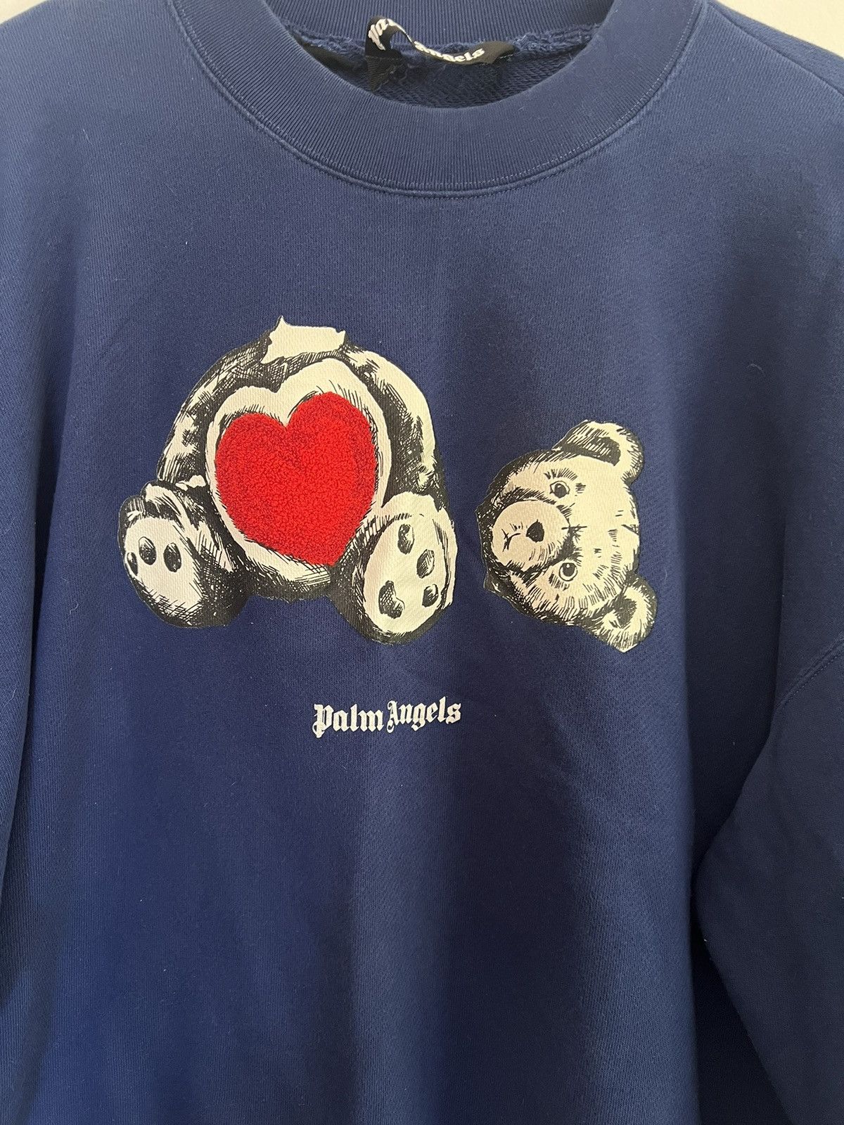 Palm Angels Palm angels bear in love logo sweatshirt Size US L / EU 52-54 / 3 - 5 Thumbnail