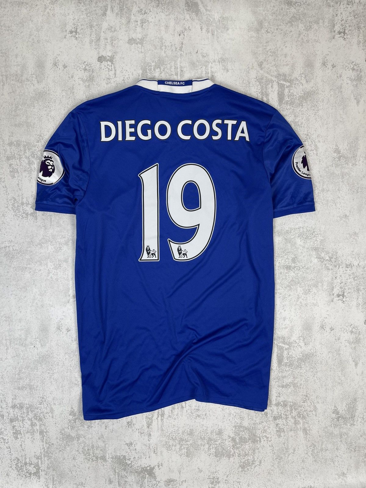 Adidas 2016/17 Chelsea Home Jersey Diego Costa #19 Climacool Tech Size US L / EU 52-54 / 3 - 1 Thumbnail