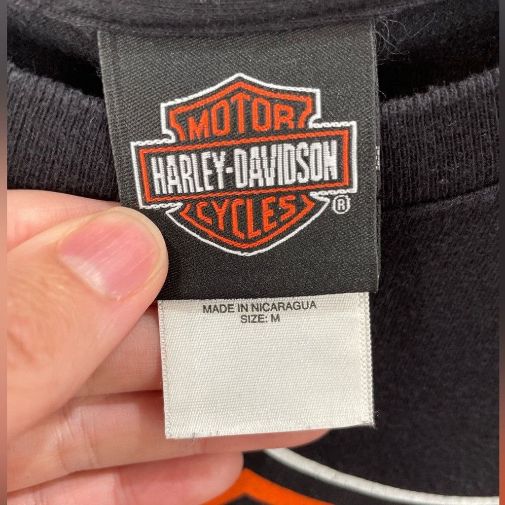 Harley Davidson Harley Davidson Shield Short Sleeve Black Crew T Shirt US M Size US M / EU 48-50 / 2 - 6 Thumbnail