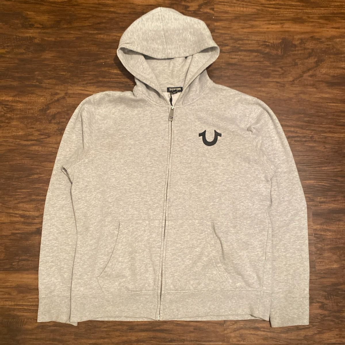 True Religion True Religion Grey Zipup Size US XL / EU 56 / 4 - 1 Thumbnail