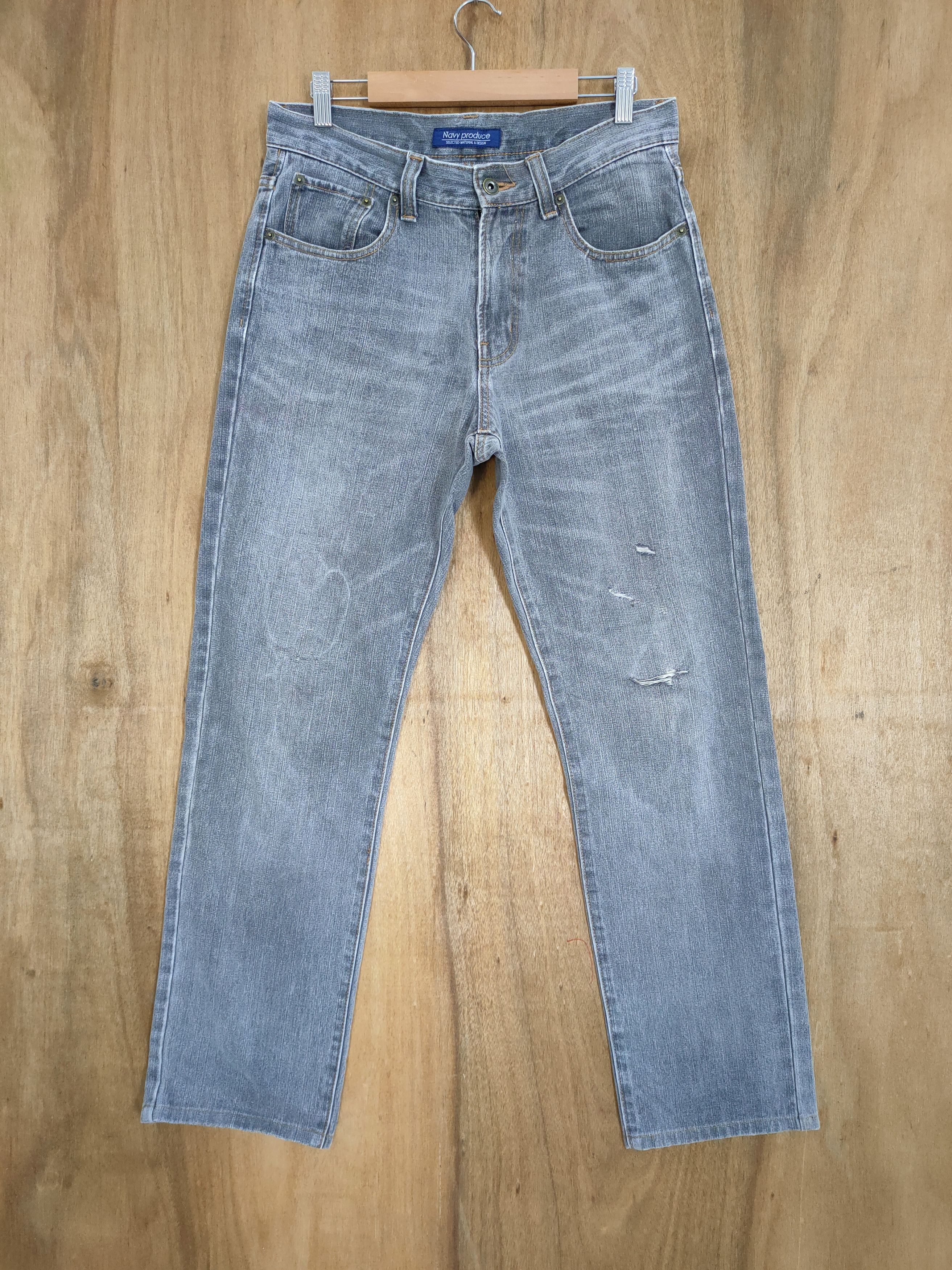 Japanese Brand VINTAGE JAPAN BLACK DISTRESSED JEANS PANTS Size US 30 / EU 46 - 1 Thumbnail