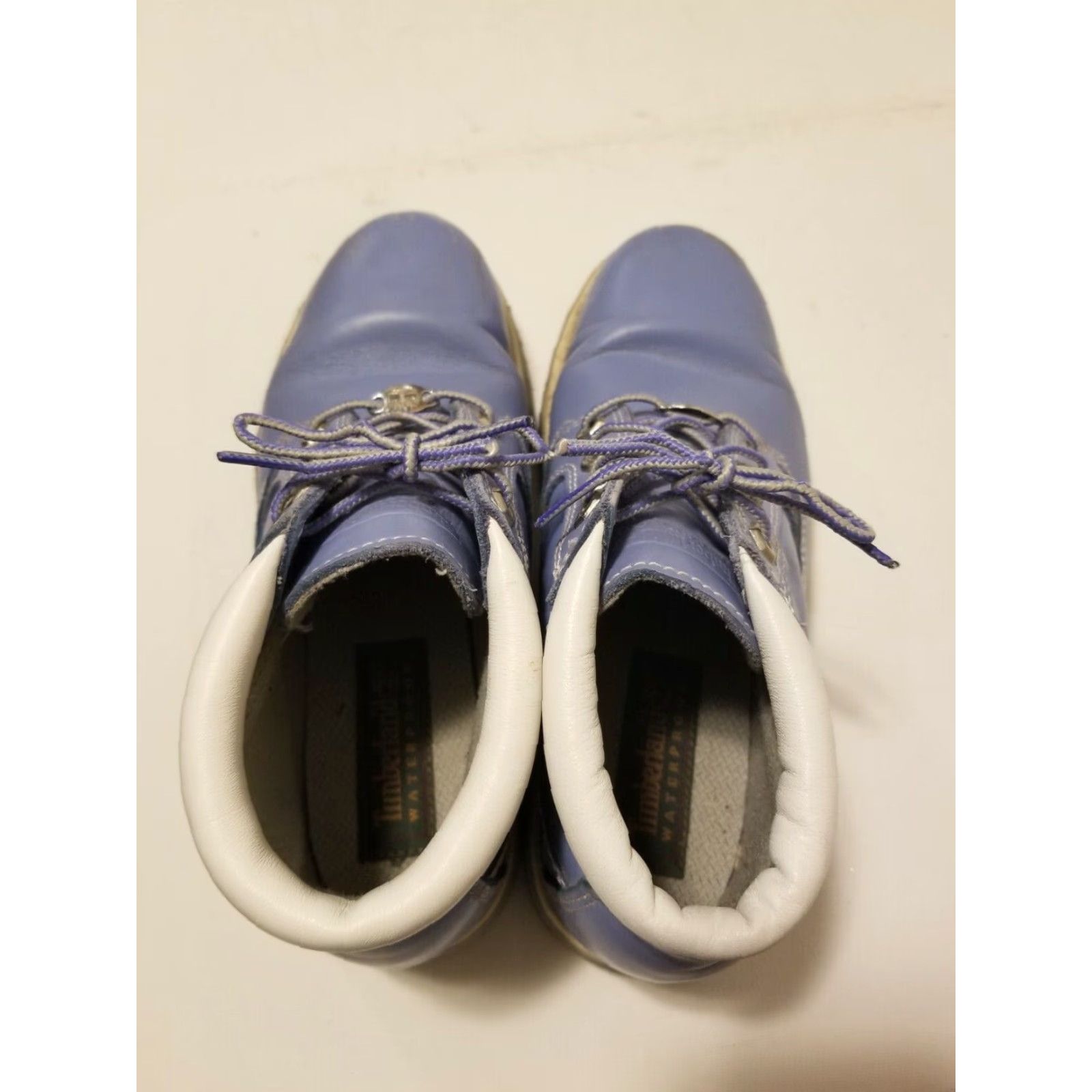 Timberland Timberland Leather Nellie Ankle Boots Womens 7.5 Blue Waterproof Casual Workwear Chunky Heel Size US 7.5 / IT 37.5 - 5 Thumbnail