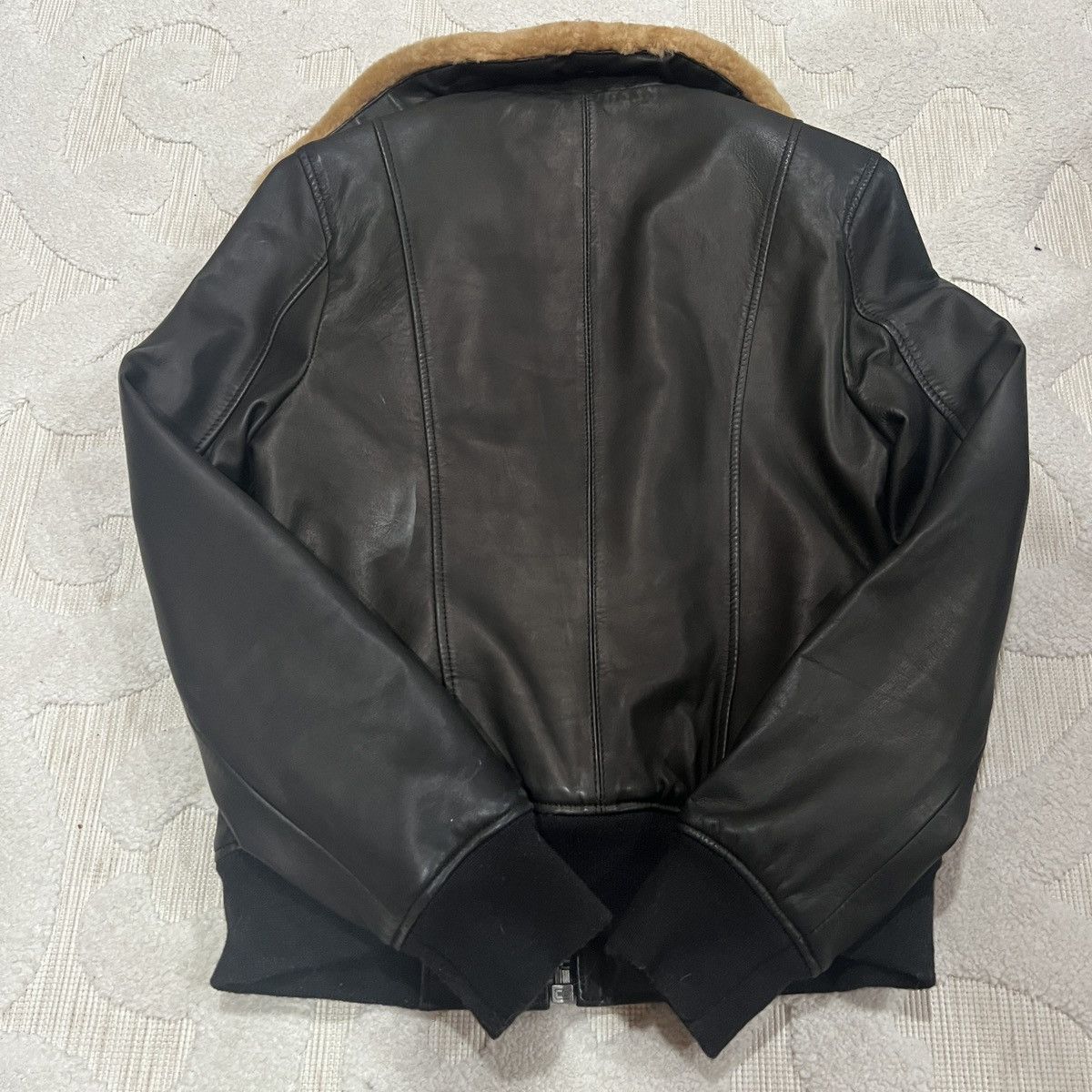 Schott Schott G-1 Shearling Bomber Leather Jacket Size S / US 4 / IT 40 - 4 Thumbnail