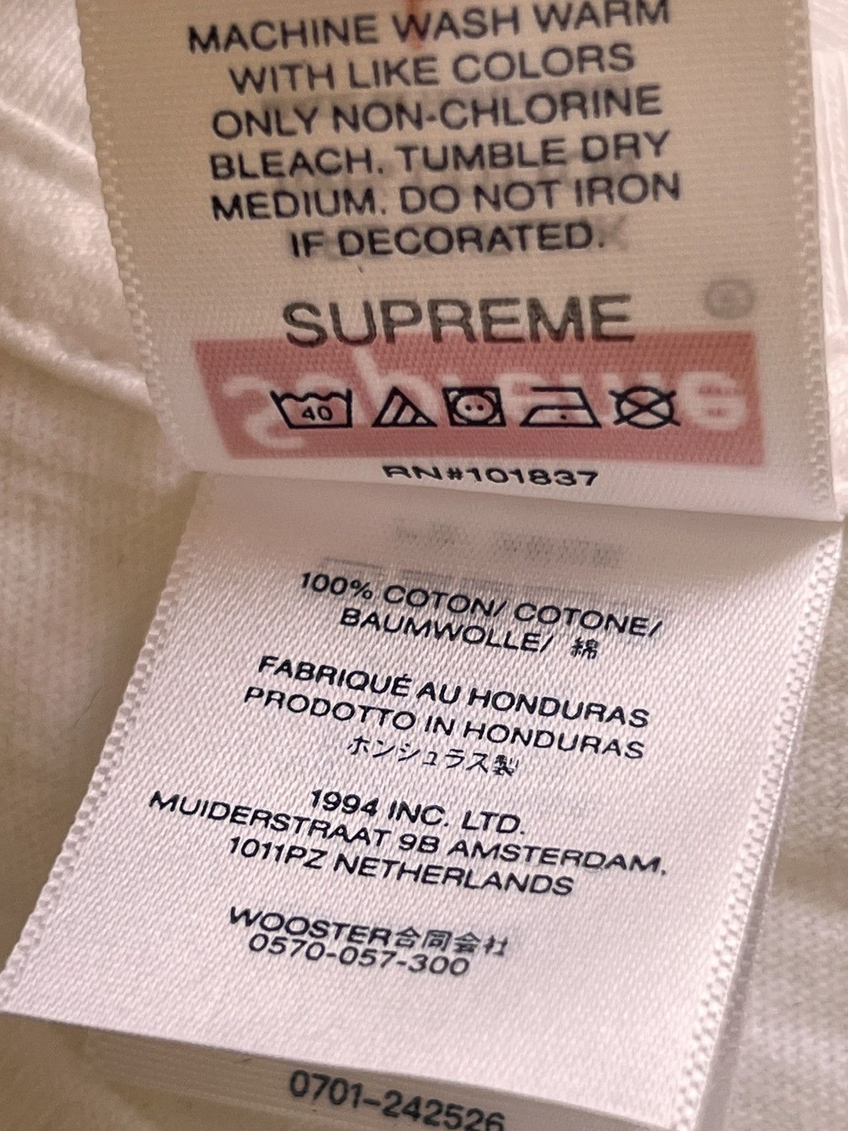Supreme L Supreme Tyler the Creator Photo Tee White t-shirt rap merc Size US L / EU 52-54 / 3 - 24 Thumbnail