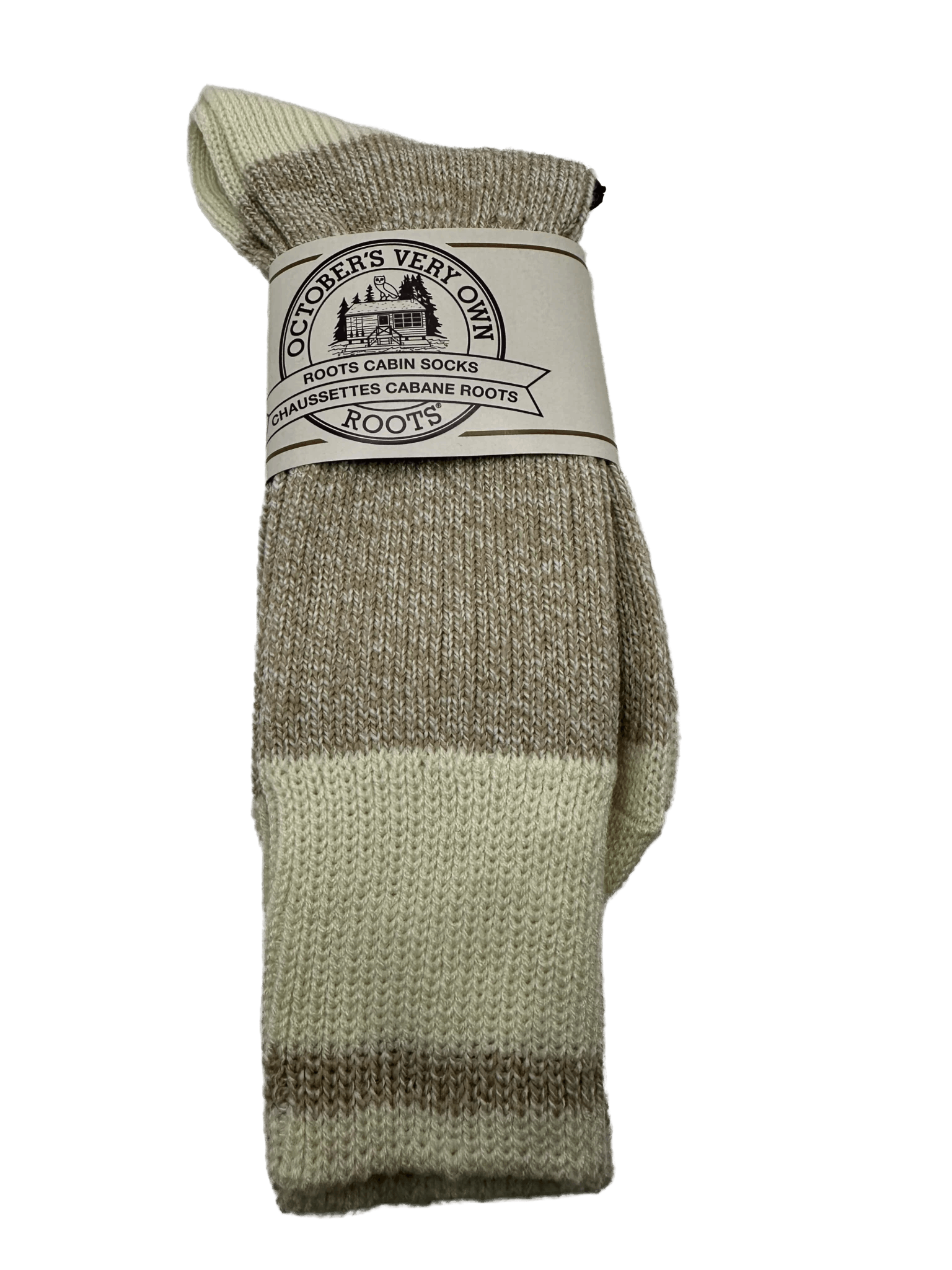 Drake × October's Very Own × Roots OVO x Roots Cabin Socks (1 Pair) - Oatmeal Size ONE SIZE - 6 Thumbnail