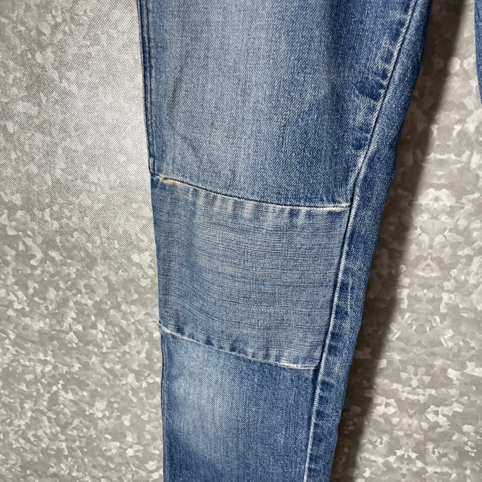 Vince Vince Patchwork Straight Leg Ankle Jeans - Size 26, Low Rise Size 26" / US 2 / IT 38 - 4 Thumbnail