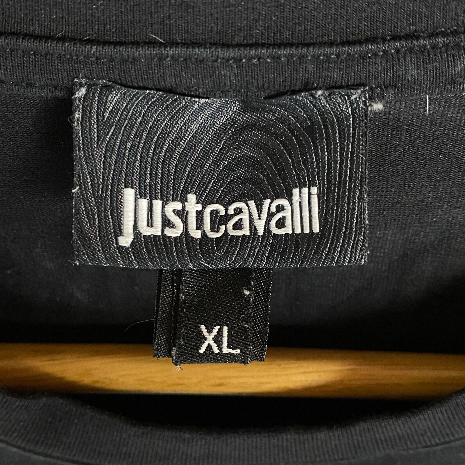 Just Cavalli Just Cavalli Tee Men's Size XL Black Cotton Short Sleeve ` Size US XL / EU 56 / 4 - 6 Thumbnail