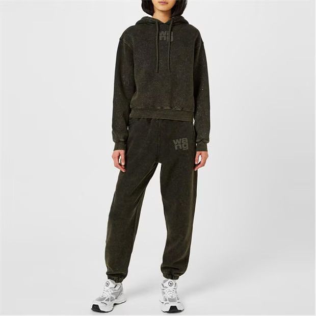 Alexander Wang o1g2r1mq0824 Terry Hoodie in Army Green Size XS / US 0-2 / IT 36-38 - 6 Thumbnail