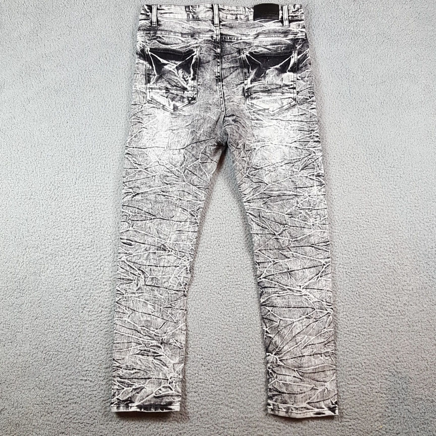 Southpole Vintage Southpole Y2K Acid Wash Skinny Jeans Men’s Size 36x30 Denim Goth Skater 90s 2000s Size US 36 / EU 52 - 6 Thumbnail