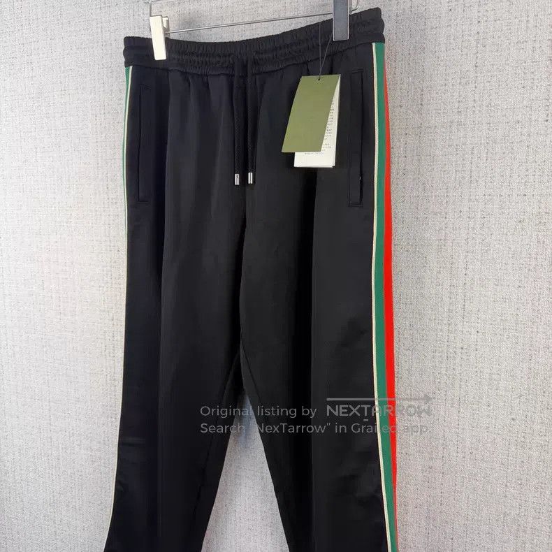 Gucci Gucci Size L FW22 Contrast Colour Striped Logo Plain Casual Size US 33 - 2 Thumbnail