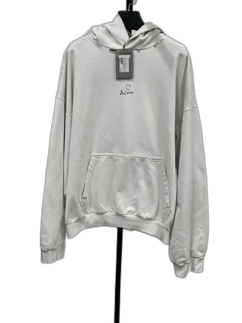 Balenciaga Balenciaga Embroidered Casual Hoodie Size M Size US M / EU 48-50 / 2 - 1 Thumbnail