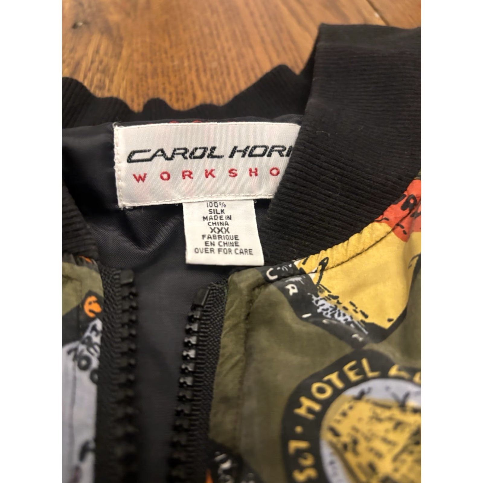 Vintage Carol Horn 3XL Multicolor Bomber Jacket User: Vintage Carol Horn 3XL Multicolor Bomber Jacket