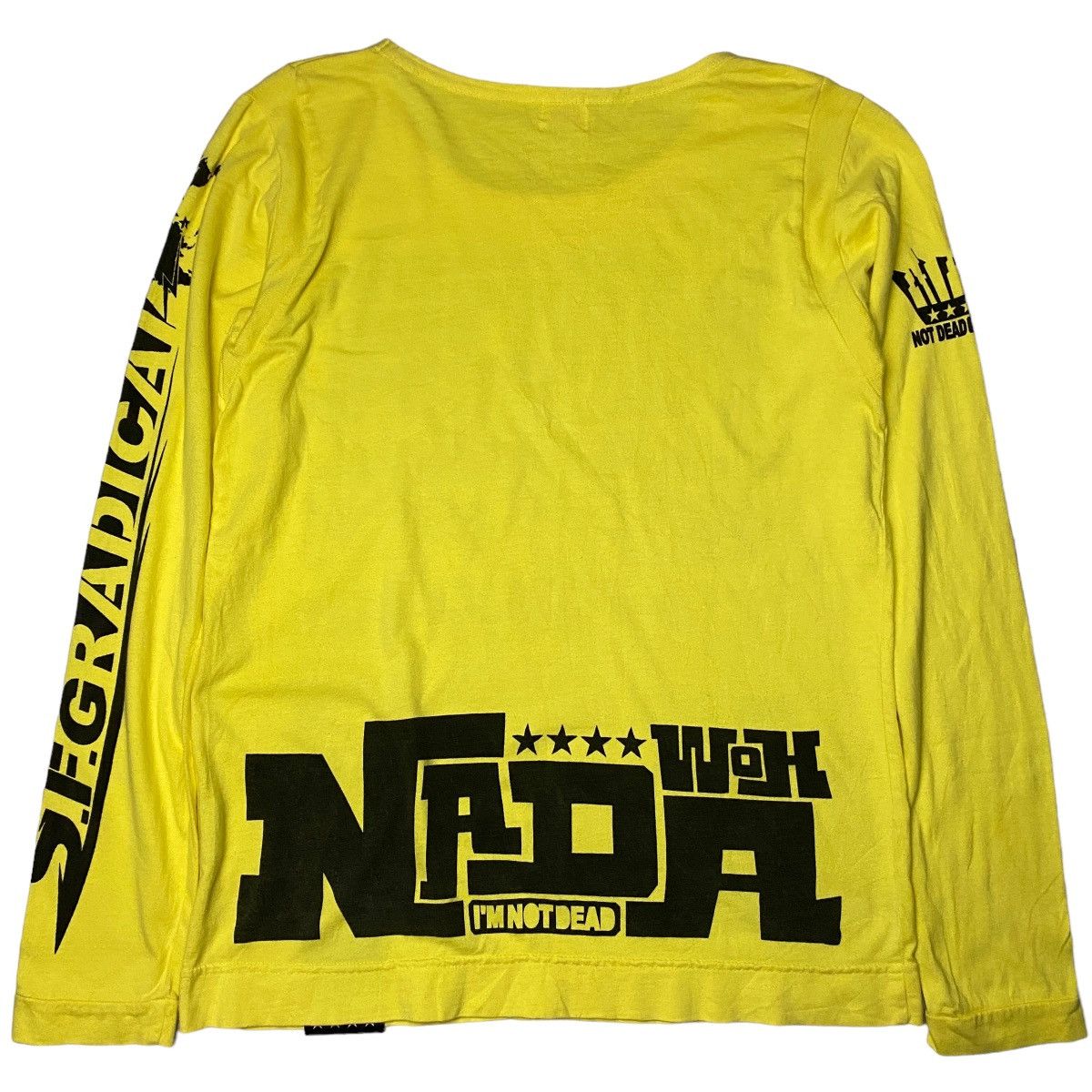 Hysteric Glamour 2000's RNA Inc Poem Slang Radical Punk Longsleeve Size US S / EU 44-46 / 1 - 5 Thumbnail