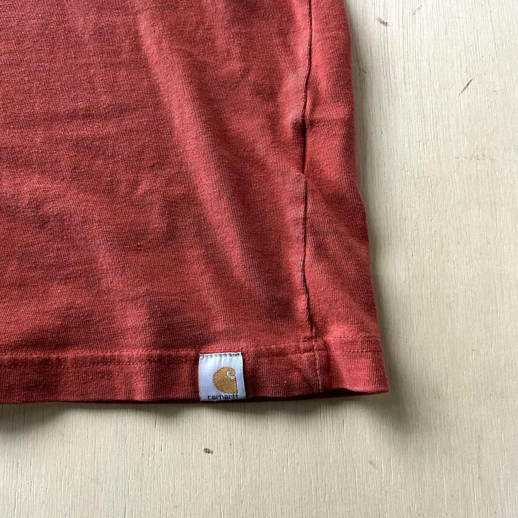 Carhartt Carhartt Shirt Mens S Red Tagless Logo Crew Neck Tee T-Shirt Size US S / EU 44-46 / 1 - 2 Thumbnail