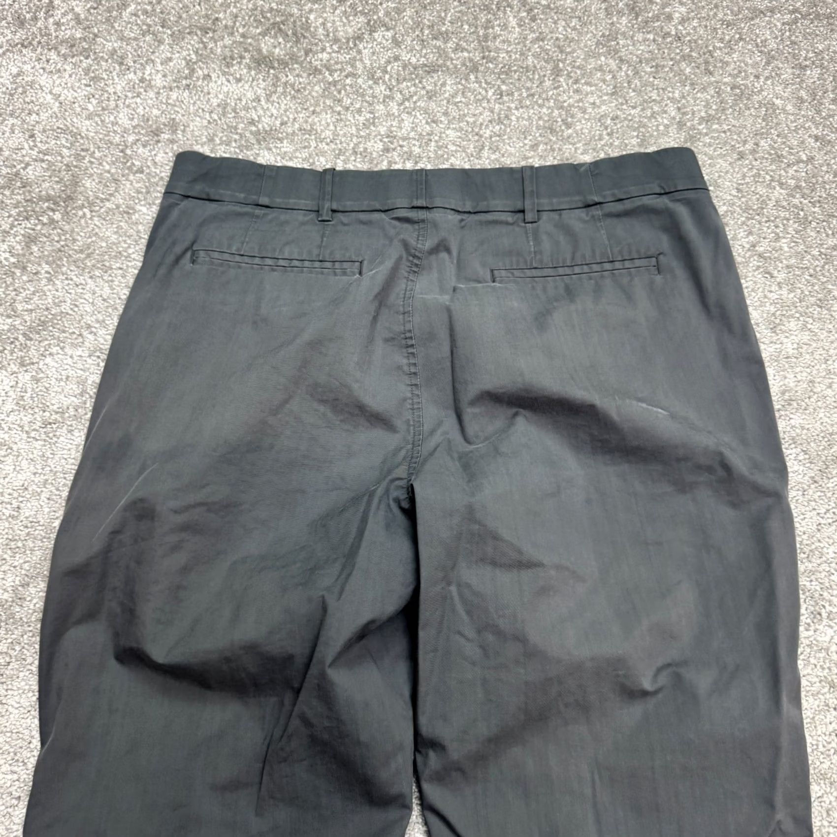 Vintage Hill City Everyday Tech Pants Mens 34x36 Dark Gray Straight Leg Water Repellent Size US 34 / EU 50 - 3 Thumbnail