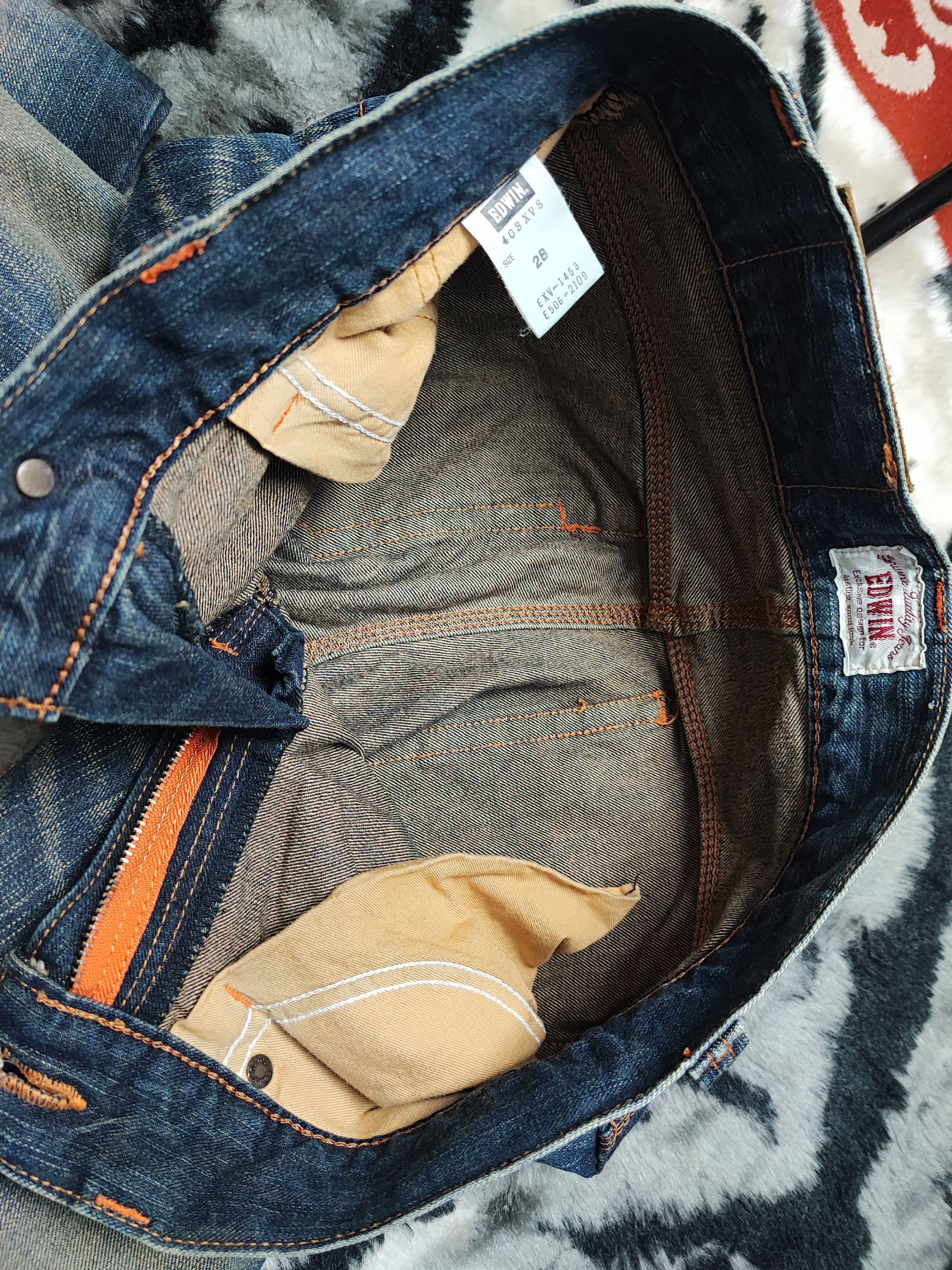 Edwin EDWIN VINTAGE XV FADED JEANS VERY RARE Size US 30 / EU 46 - 17 Thumbnail