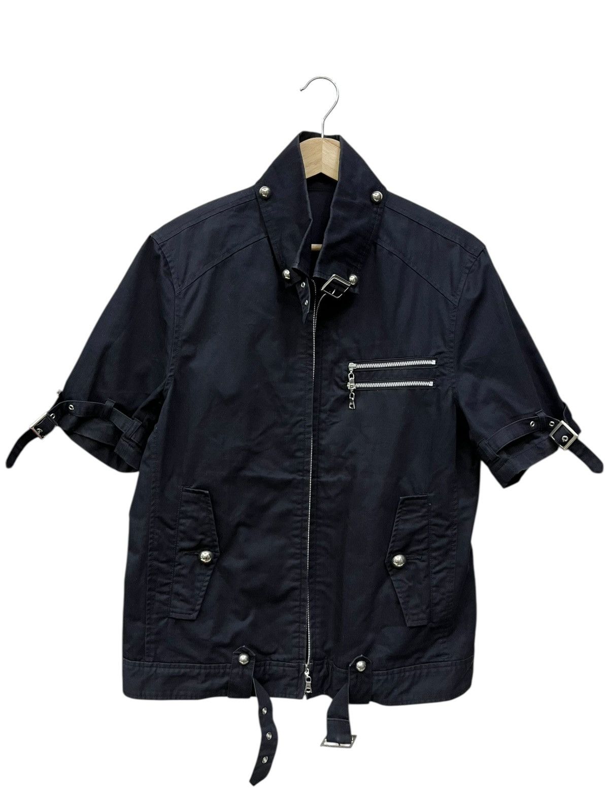 semanticdesign Semantic Design Punk Bondage Zipper Short Sleeve Shirt Japan Size US S / EU 44-46 / 1 - 1 Thumbnail
