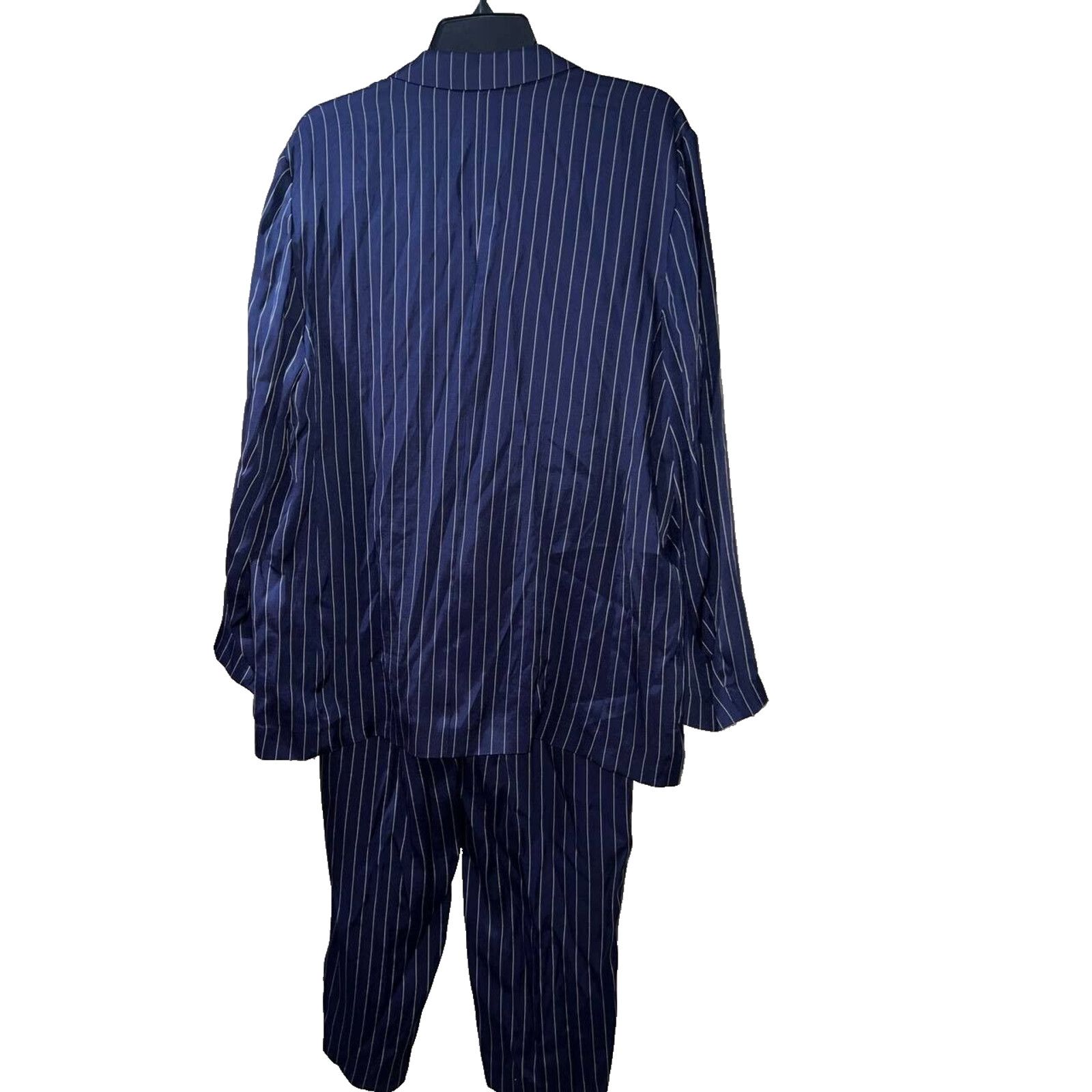 Hugo Boss Vintage HUGO BOSS women Blue Pinstripe Blazer XL 48 A000086 Size XL / US 12-14 / IT 48-50 - 2 Thumbnail