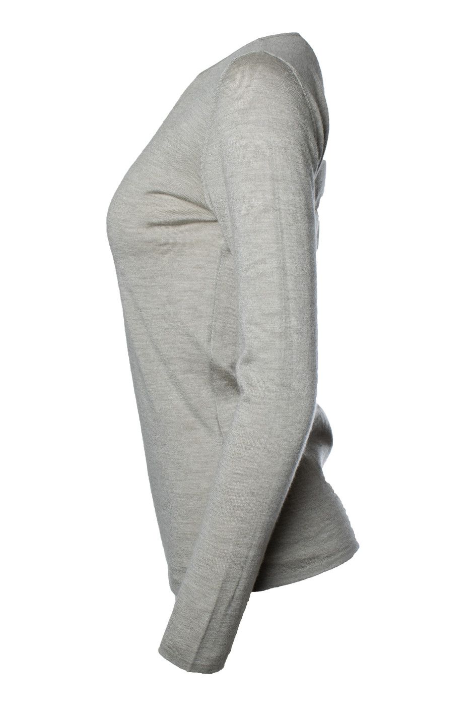 Brunello Cucinelli Brunello cucinelli, knitted cashmere top in grey Size S / US 4 / IT 40 - 2 Thumbnail