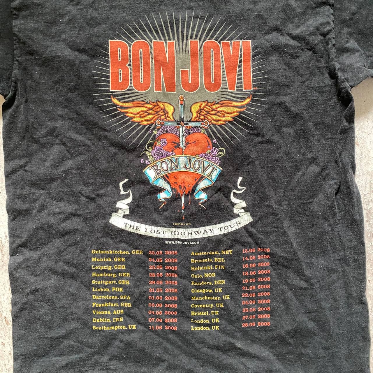 Band Tees × Vintage VINTAGE Y2K BON JOVI AMAZING BAND TOUR T SHIRT 254 Size US M / EU 48-50 / 2 - 5 Thumbnail