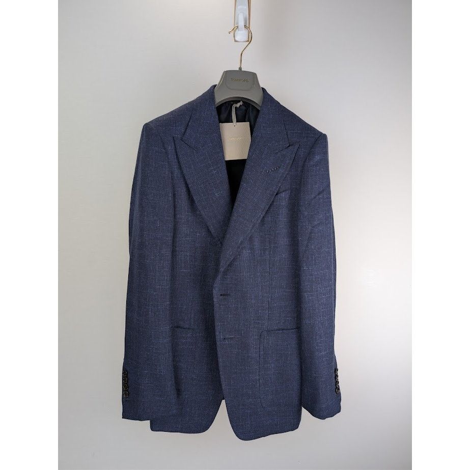 Tom Ford o1rshd1 Blazer Jacket in Blue Size US S / EU 44-46 / 1 - 11 Thumbnail