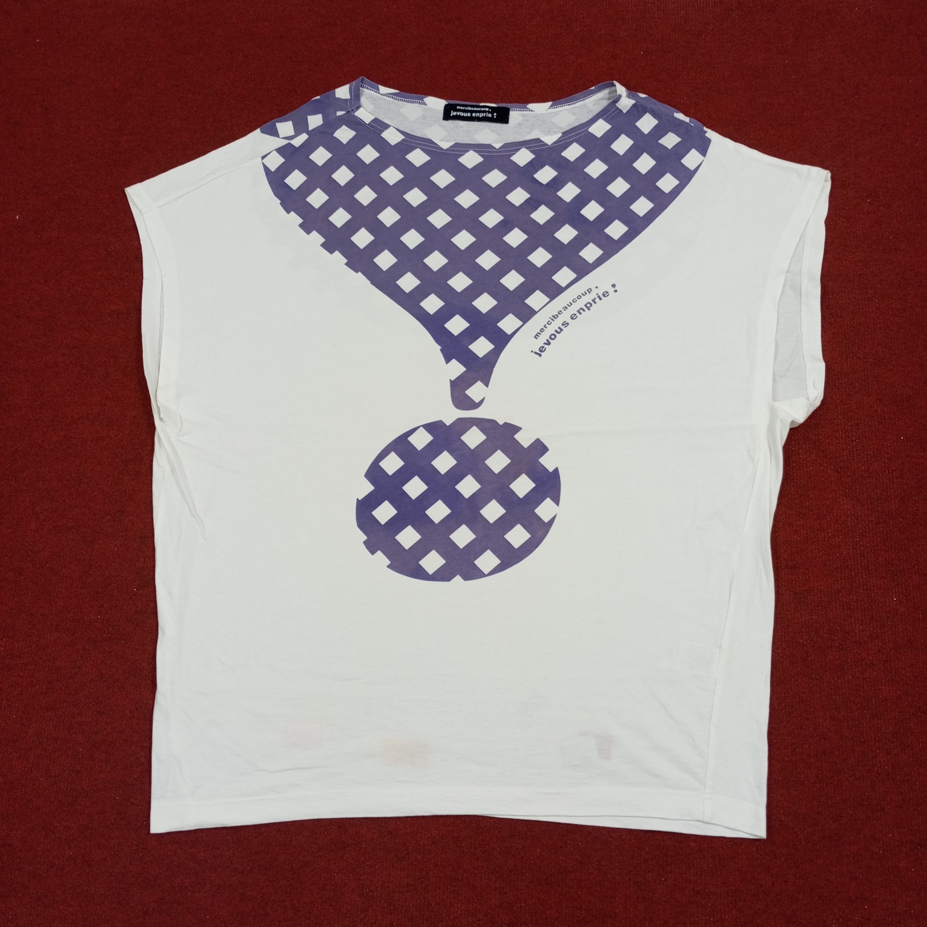 Issey Miyake Mercibeaucoup Jevous Enprie Japanese Designer Brand Tshirt Size XXL / US 16-18 / IT 52-54 - 1 Thumbnail