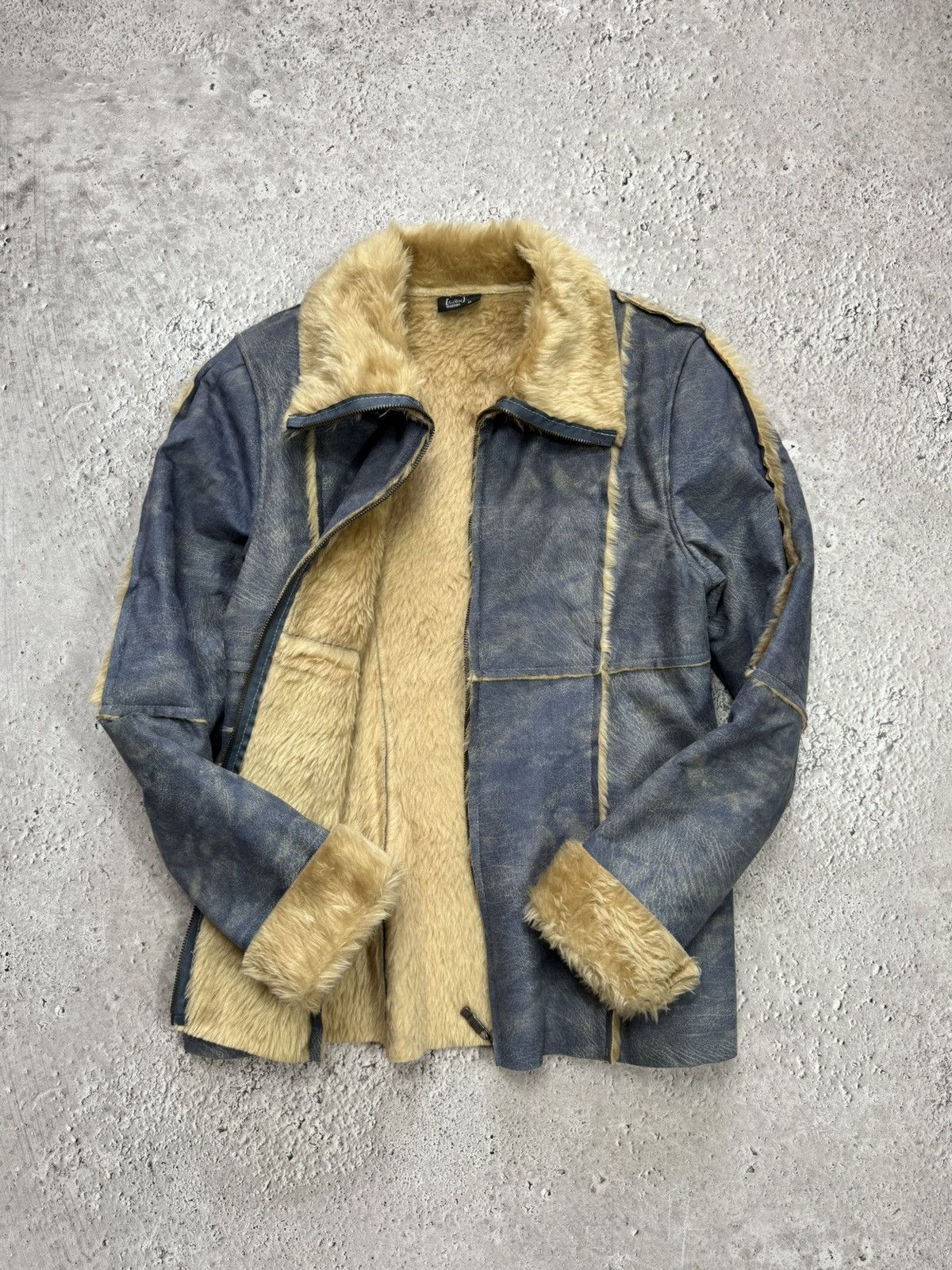 Other Saix Womens Faux Shearling Jacket Fur Lined Zip Coat Size M Size M / US 6-8 / IT 42-44 - 1 Thumbnail