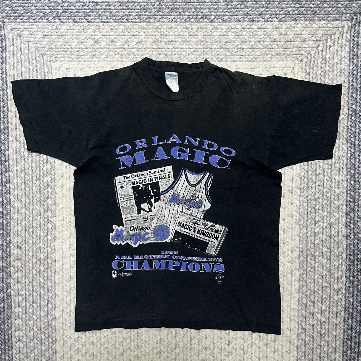 NBA Faded Trashed Vintage NBA Orlando Magic tees Size US L / EU 52-54 / 3 - 1 Thumbnail