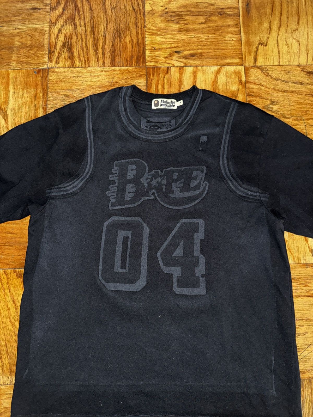 Bape Basketball jersey print bape tee Size US M / EU 48-50 / 2 - 1 Thumbnail