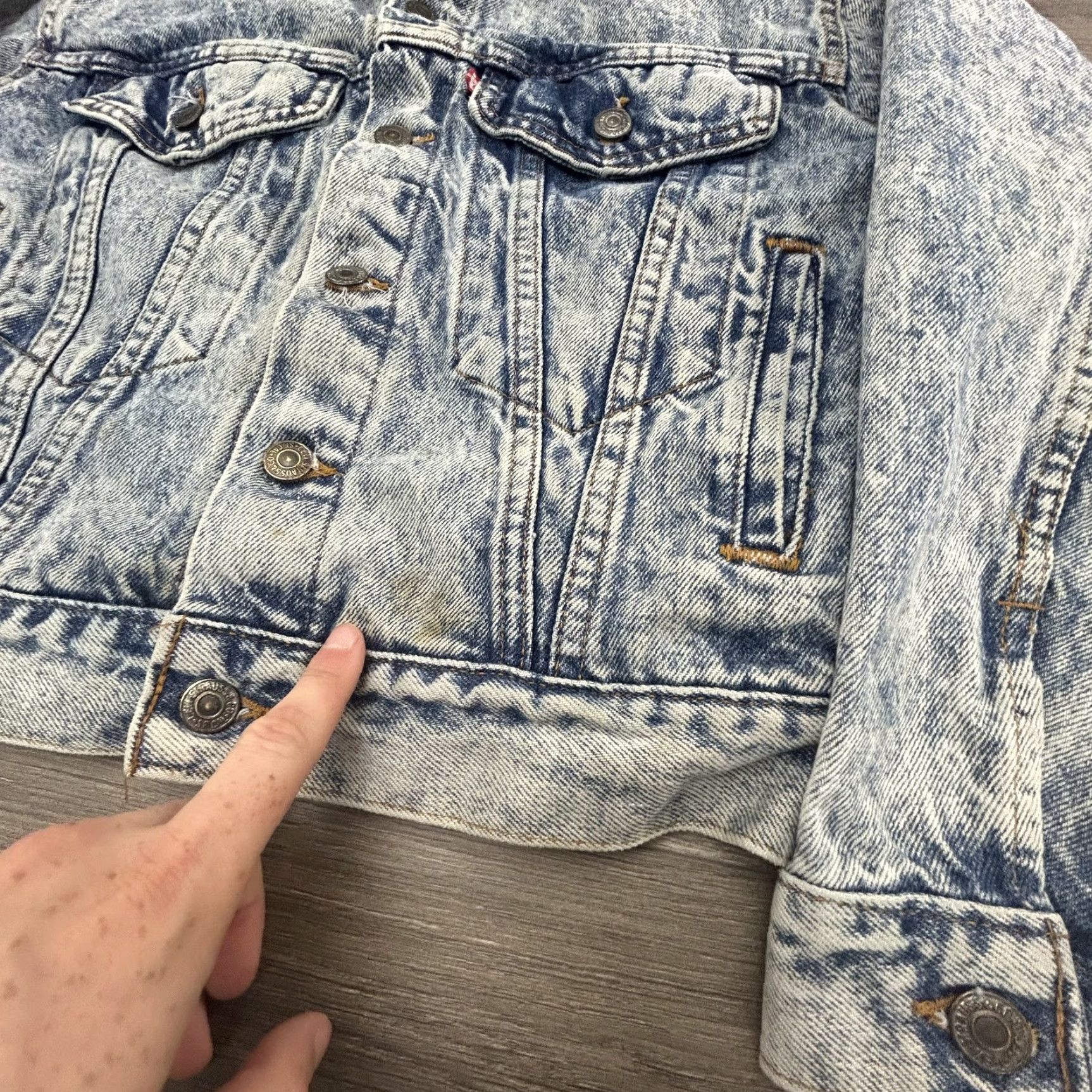 Levi's VINTAGE Levi's Jacket Women's Small S Blue Denim 3/4 Sleeve 57514-0209 Trucker 80s 90s Retro Size S / US 4 / IT 40 - 3 Thumbnail