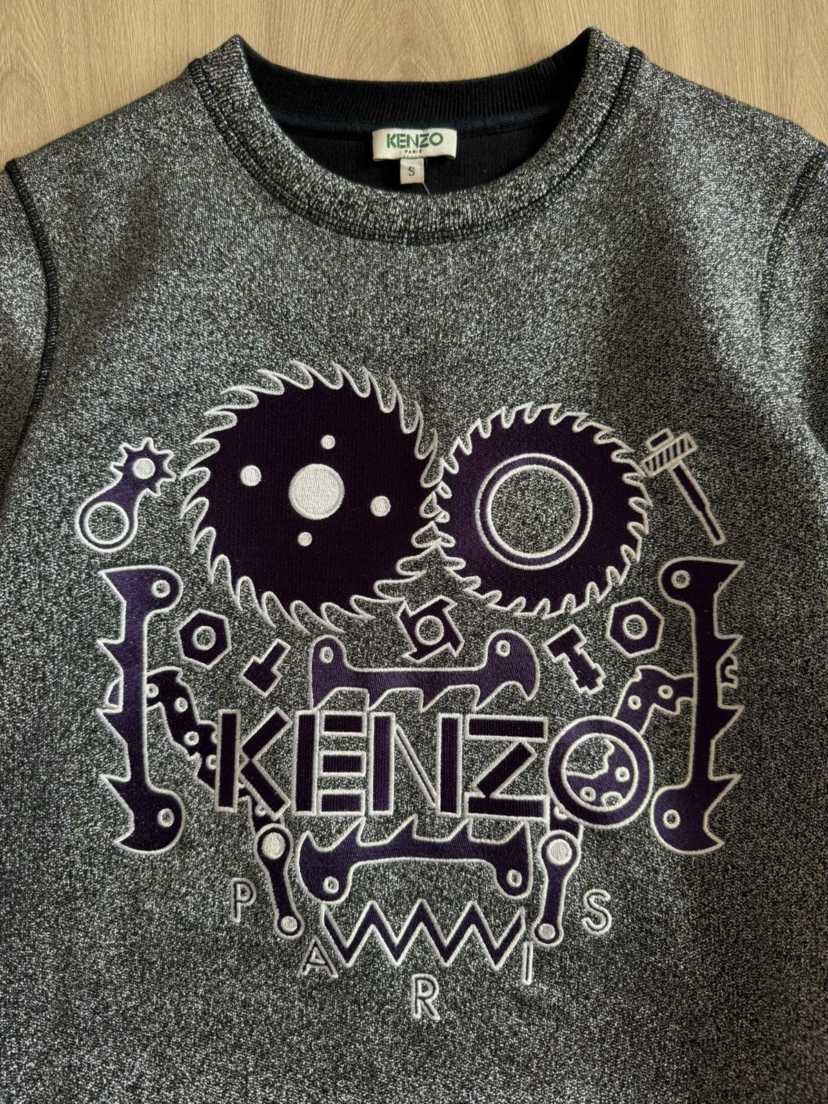 Kenzo Vintage RARE Kenzo Embroidered Monster Sweatshirt 90s Size S / US 4 / IT 40 - 7 Thumbnail