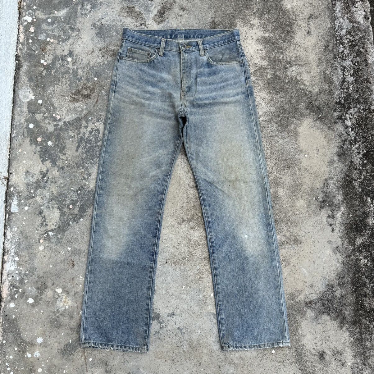 Japanese Brand × Jean × Vintage VINTAGE JAPANESE FADED RUSTY JEAN DENIM PANTS Size US 32 / EU 48 - 1 Thumbnail