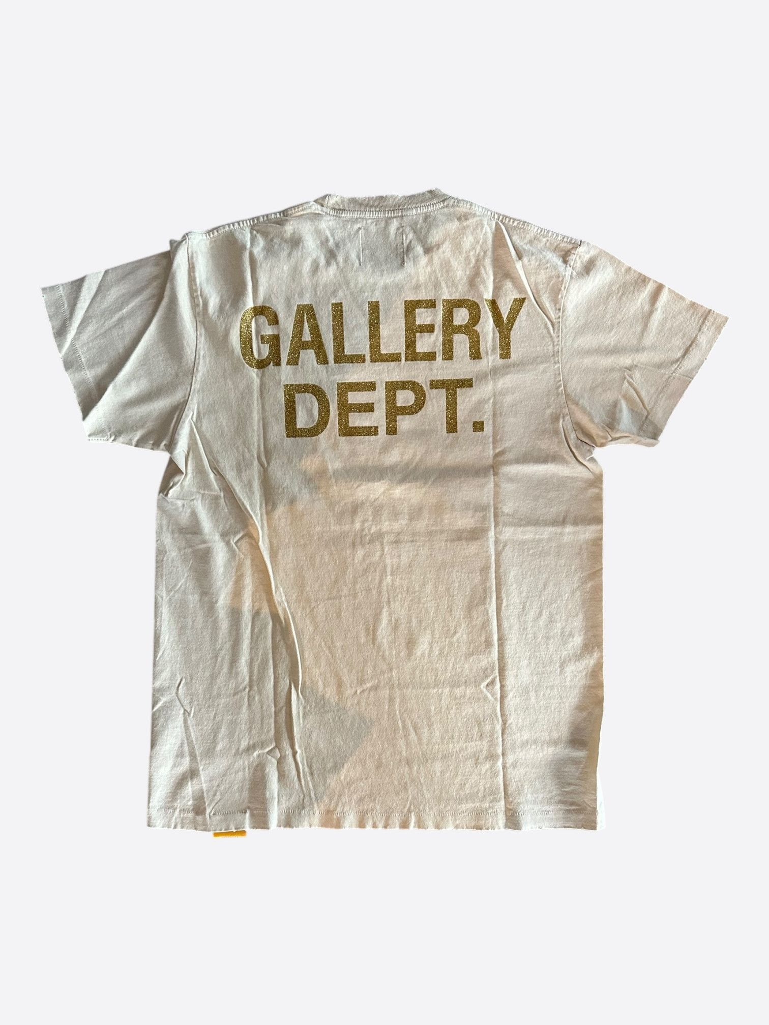 Gallery Dept. Antique White & Black Breaking News Logo T-Shirt Size US XS / EU 42 / 0 - 2 Thumbnail