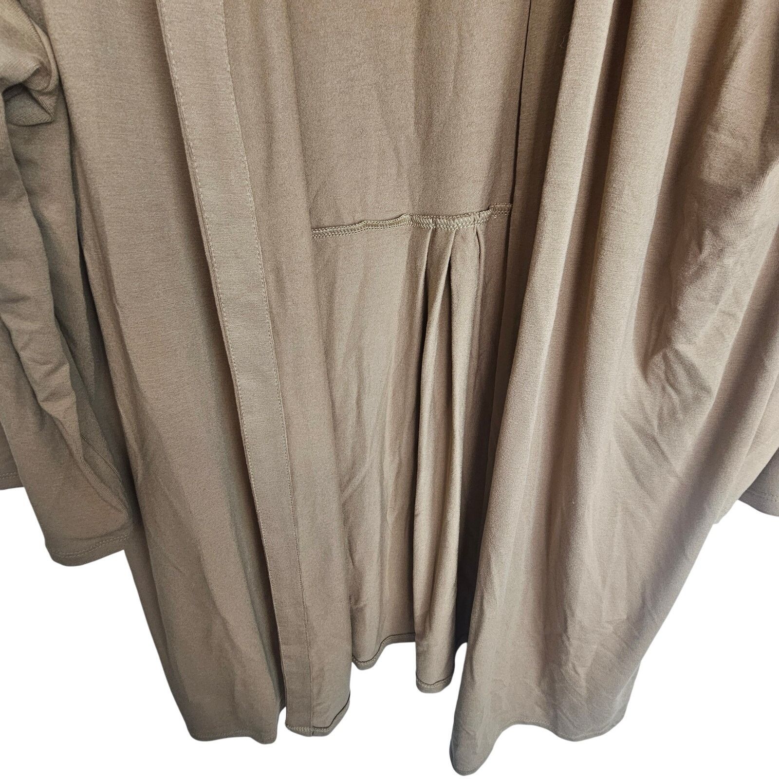 J. Jill J. Jill Open Front Cardigan Sz XLP Camel Stretch Minimalist Size XL / US 12-14 / IT 48-50 - 3 Thumbnail