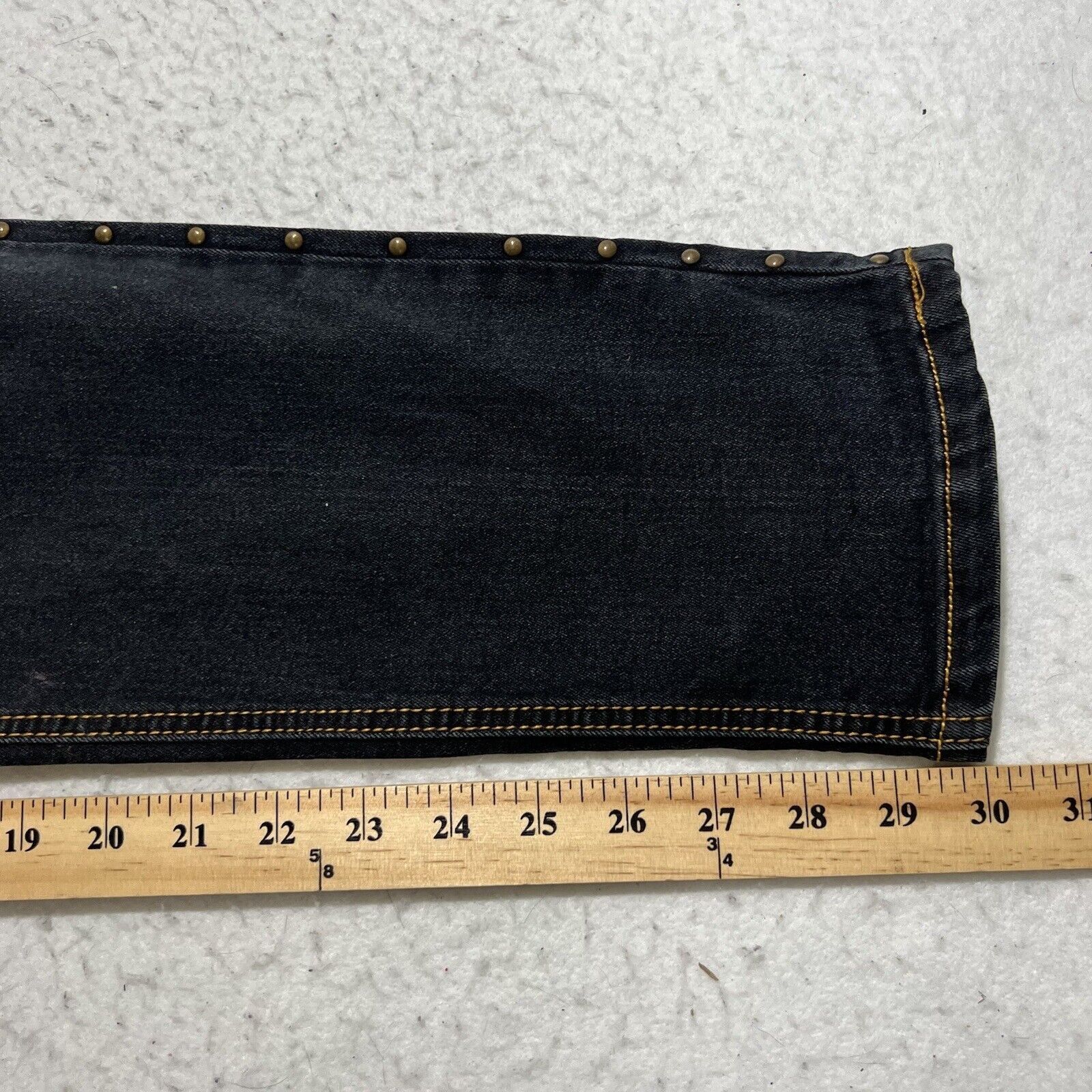 Southpole Vintage Southpole 3X Plus Skinny Jeans Studded Navy Jeans Size 40" / US 18 - 11 Thumbnail