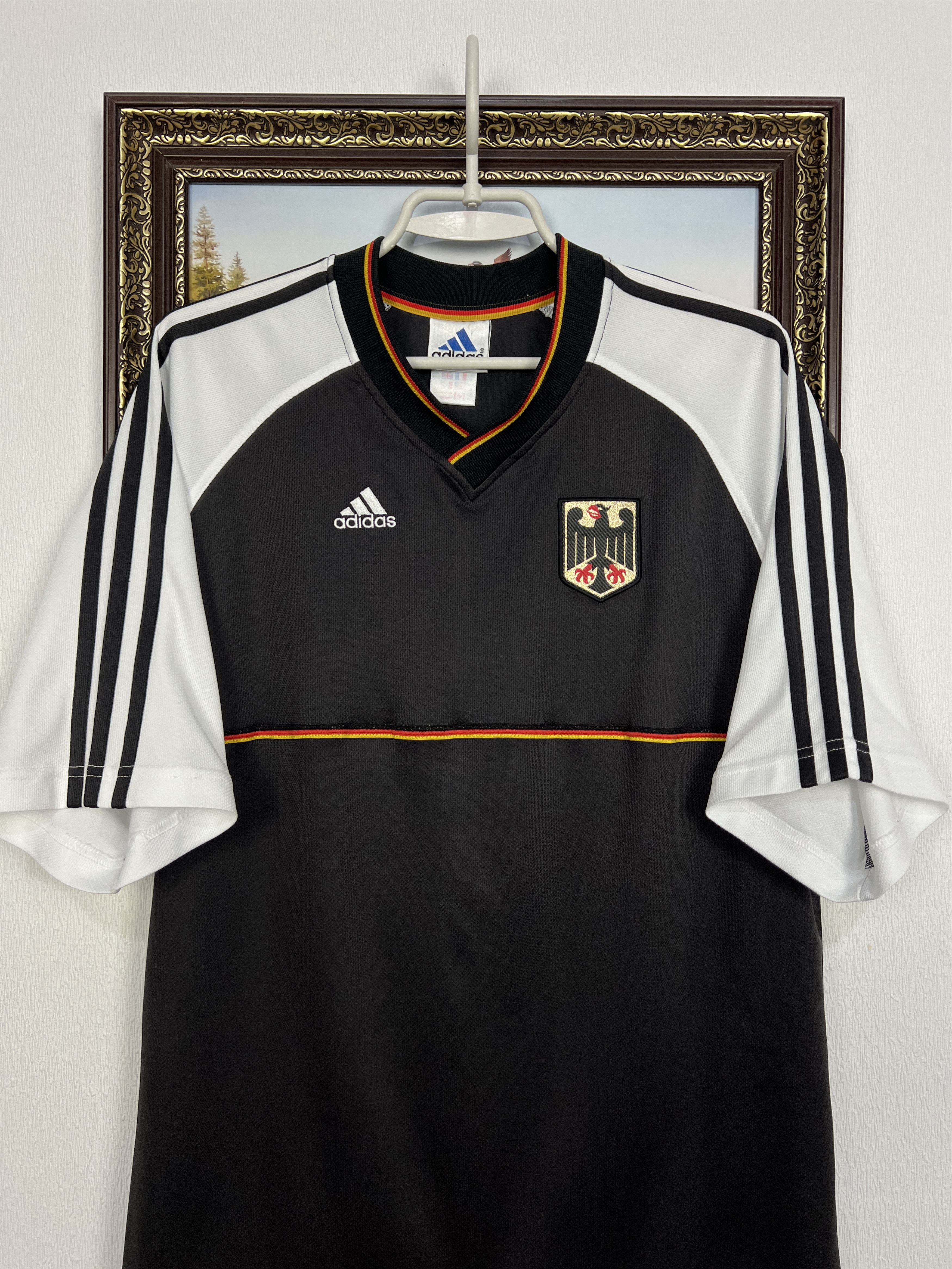 Adidas Vintage 90's Adidas Germany Deutschland Shirt Olympics Size US L / EU 52-54 / 3 - 2 Thumbnail