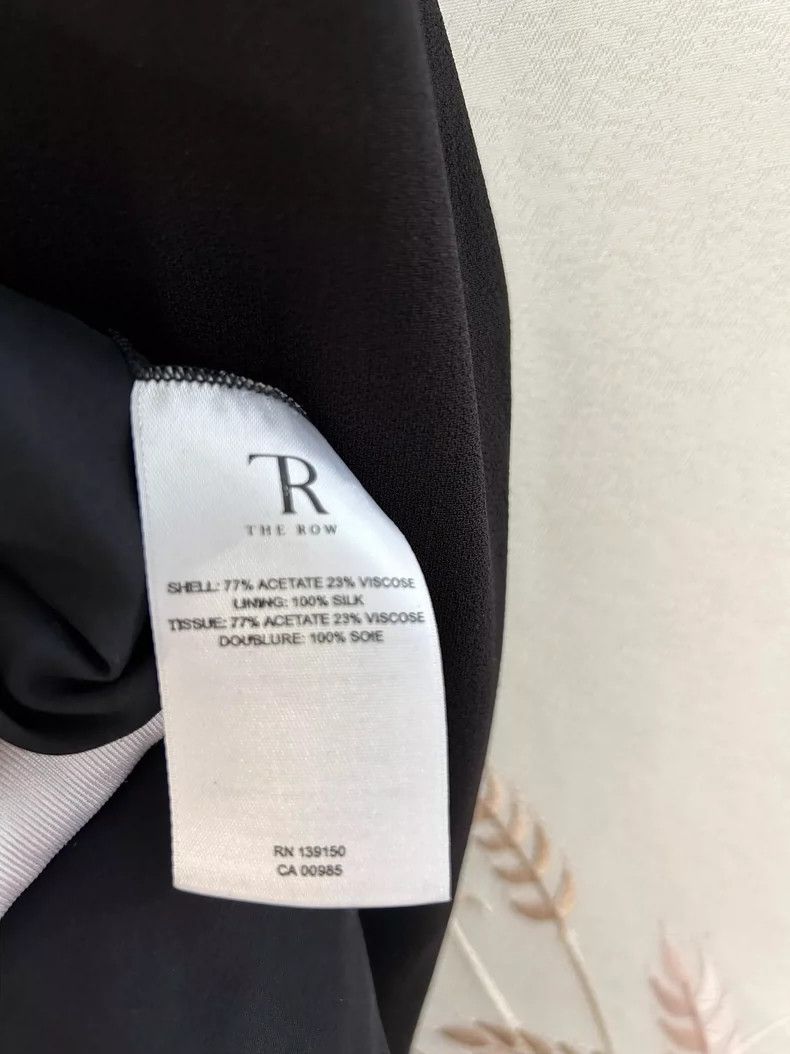 Loro Piana LORO PIANA Black imitation silk coat Size M / US 6-8 / IT 42-44 - 3 Thumbnail