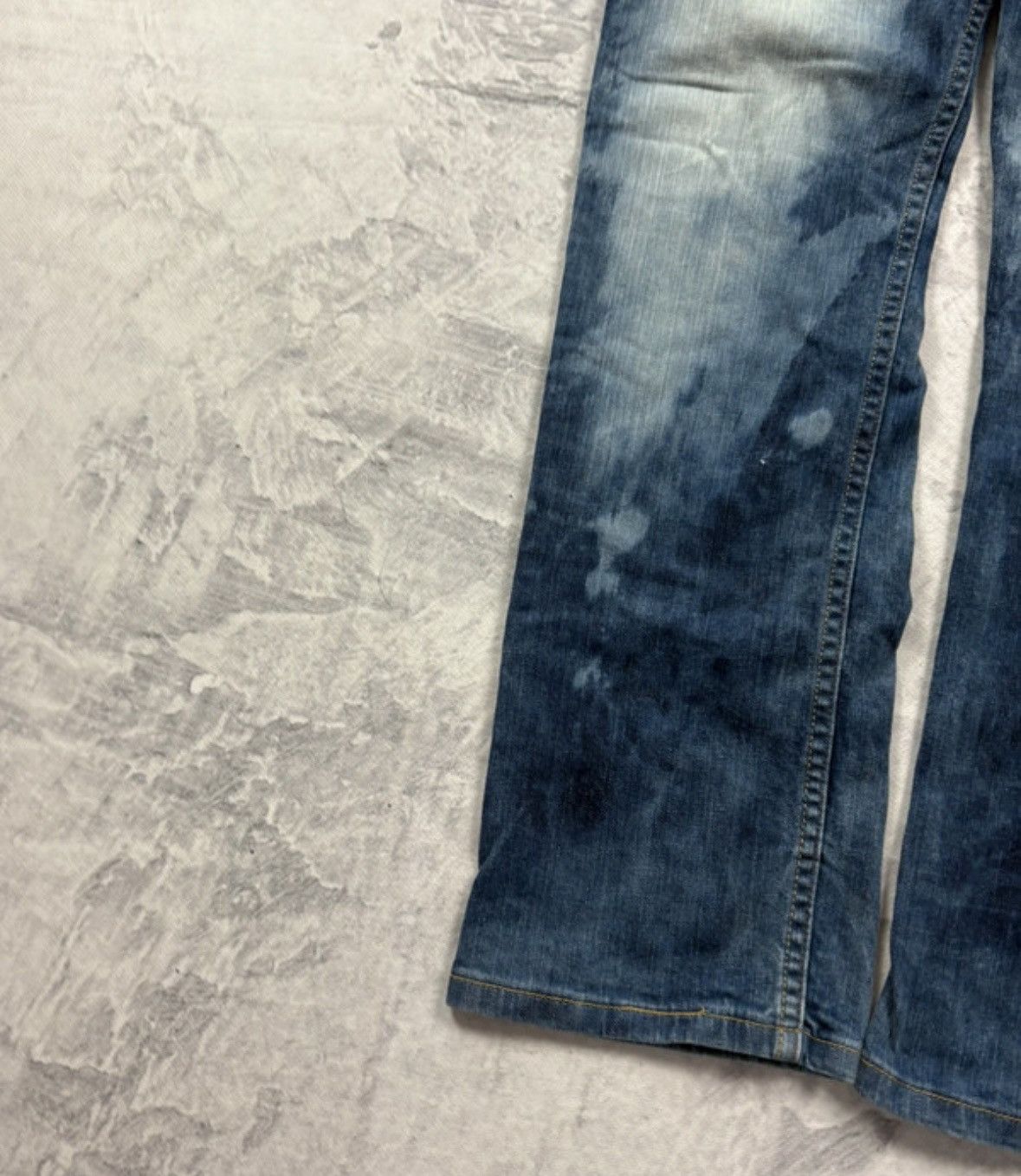 Levi's VINTAGE LEVIS 752 RARE UNIQUE ULTRA WASHED 90S Size US 33 - 6 Thumbnail
