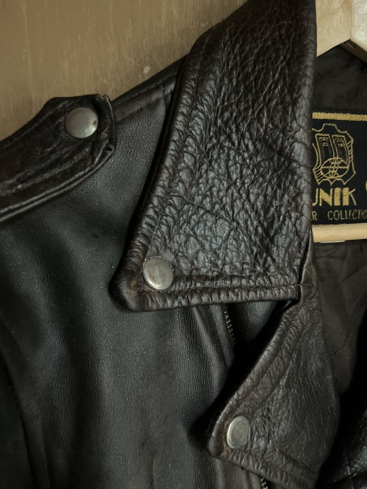 UNIK International Inc. UNIK Leather Jacket Size 46 Size US S / EU 44-46 / 1 - 5 Thumbnail