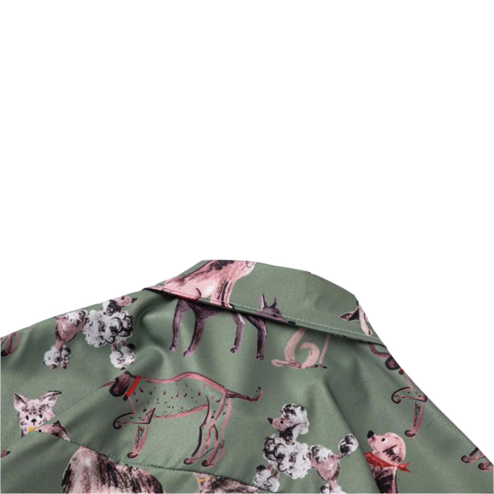 Vintage Dog Print Short Sleeve Shirt Size US L / EU 52-54 / 3 - 2 Thumbnail