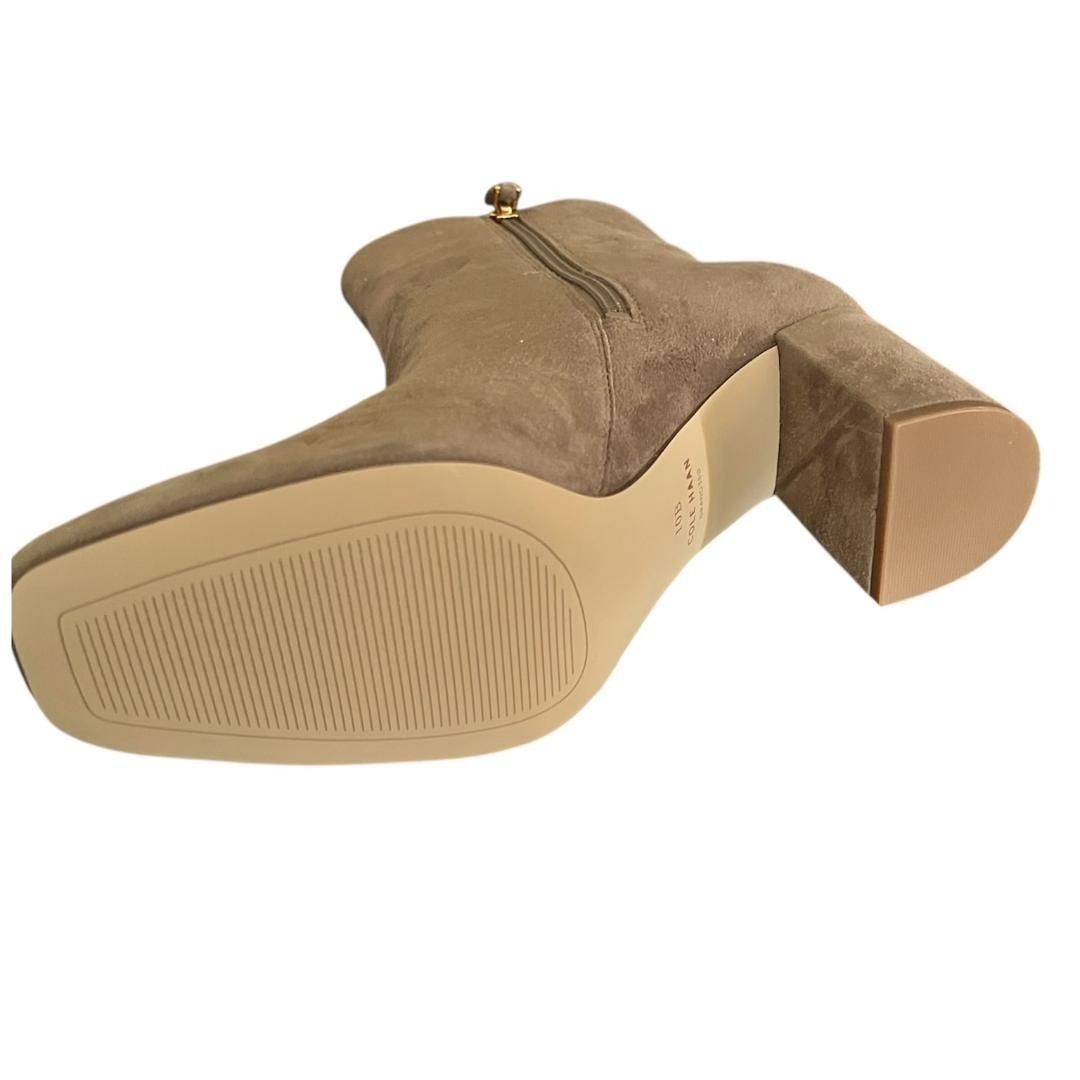 Cole Haan Cole Haan Womens Brown Suede Chrystie Square Toe Block Heel Size US 10 / IT 40 - 4 Thumbnail