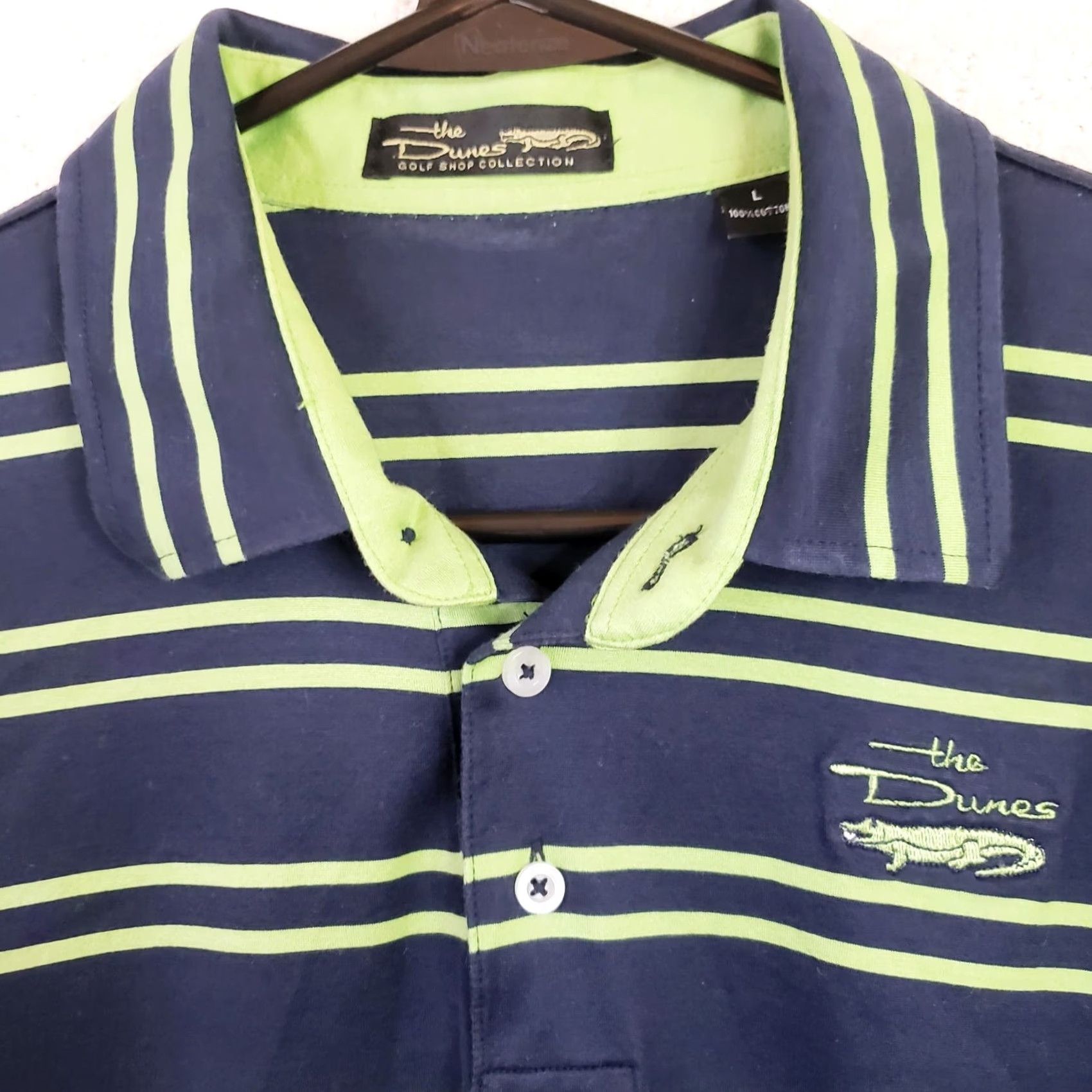 Vintage The Dunes Nike Tour Performance Golf Polo Shirt Mens L Blue Size US L / EU 52-54 / 3 - 4 Thumbnail